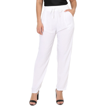 textil Mujer Pantalones La Modeuse 71619_P168402 Blanco