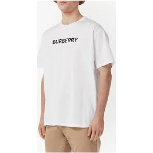 textil Hombre Camisetas manga corta Burberry 8055309 - Hombres Blanco