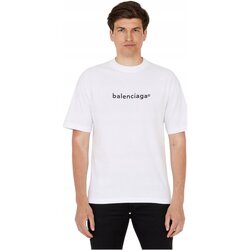 textil Hombre Camisetas manga corta Balenciaga 620969 TIV50 - Hombres Blanco