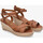 Zapatos Mujer Zapatos de tacón Tommy Hilfiger FEMININE LOW WEDGE SANDAL Marrón