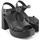 Zapatos Mujer Sandalias Blogger HUBBY Negro