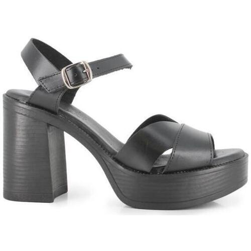 Zapatos Mujer Sandalias Blogger HUBBY Negro