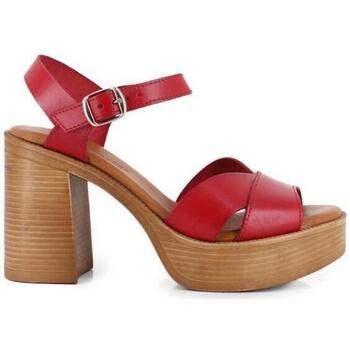 Zapatos Mujer Sandalias Blogger HUBBY Rojo