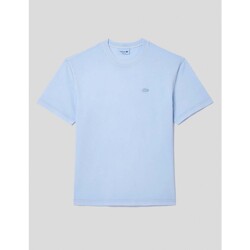textil Hombre Camisetas manga corta Lacoste CAMISETA  NATURAL DYED TEE   ECO SKYWAY Azul