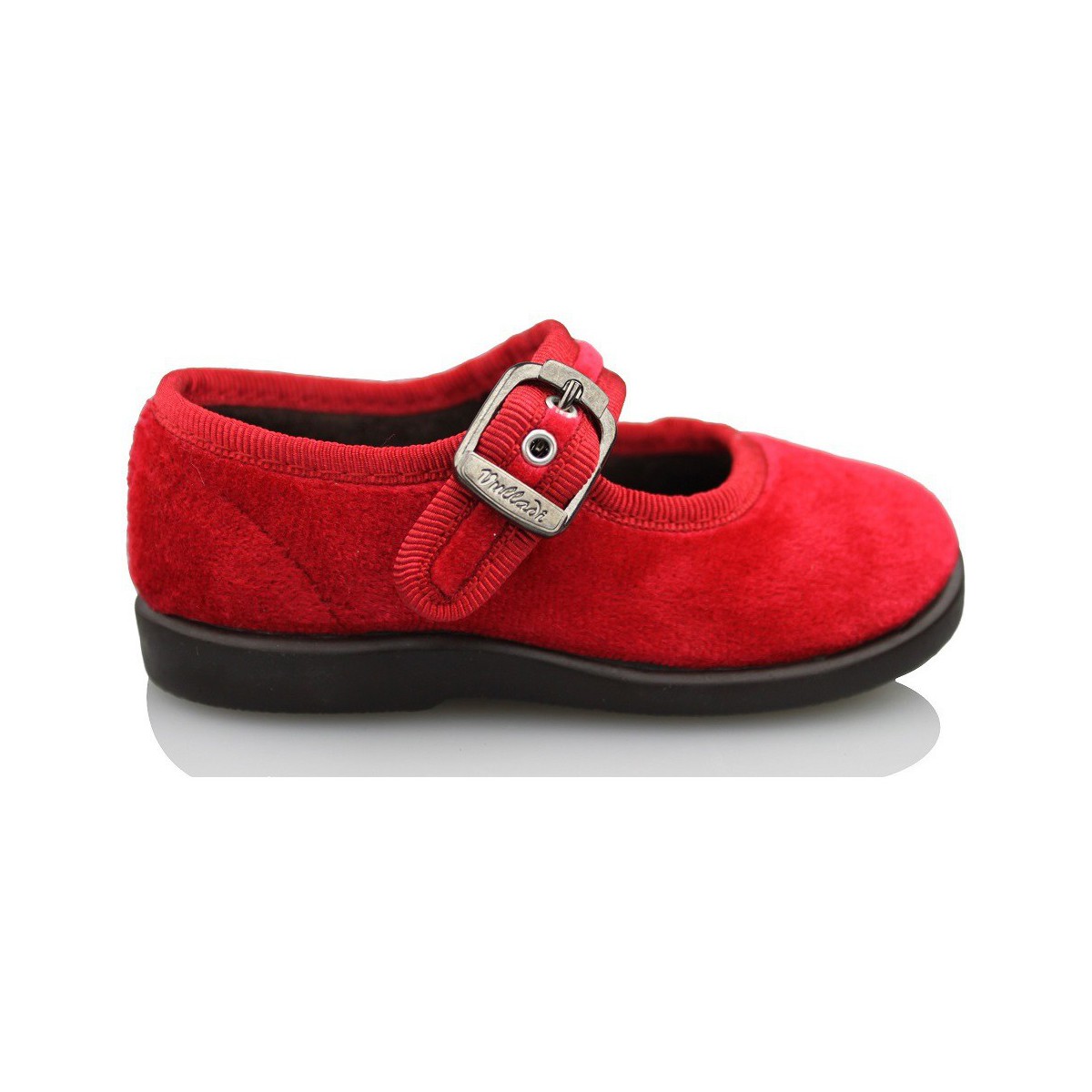 Zapatos Niños Bailarinas-manoletinas Vulladi TERCIOPELO 1210 Rojo