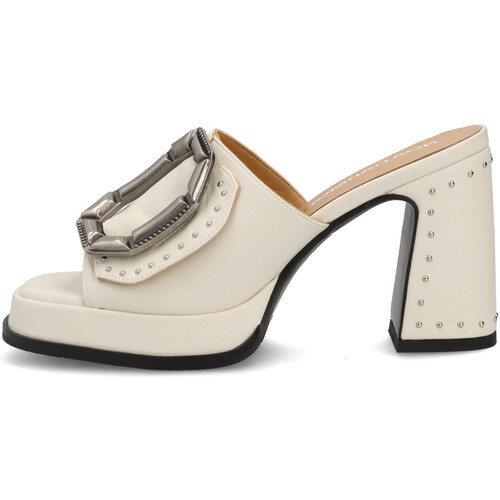 Zapatos Mujer Zuecos (Mules) Noa Harmon POKORA Blanco