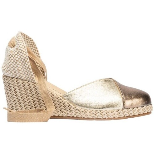 Zapatos Mujer Alpargatas Pitillos 5579-L Oro