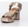Zapatos Mujer Sandalias Isteria 24123008 Oro