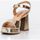 Zapatos Mujer Sandalias Isteria 24123010 Oro