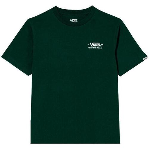 textil Niño Camisetas manga corta Vans VN00054HFRS1 Verde