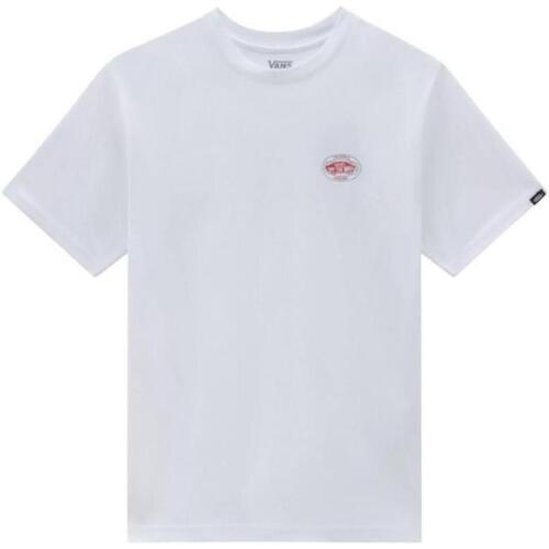 textil Niño Camisetas manga corta Vans VN000FHKWHT1 Blanco