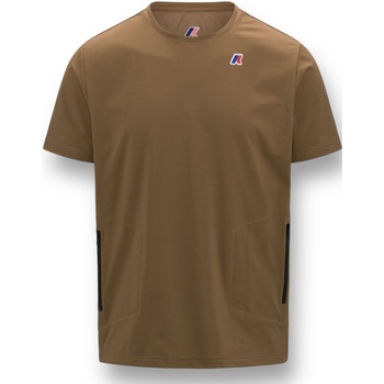 textil Hombre Tops y Camisetas K-Way K1141LW 045 Marrón