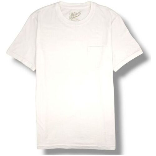 textil Hombre Camisetas manga corta Bl'ker Camiseta Freeport Poket Jersey Hombre Off White Blanco