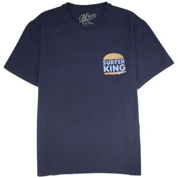 textil Hombre Camisetas manga corta Bl'ker Camiseta Surfer King Hombre Navy Azul