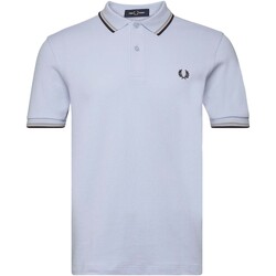 textil Hombre Polos manga corta Fred Perry Fp Twin Tipped Fred Perry Shirt Azul