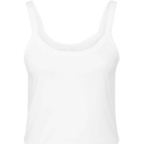 textil Mujer Camisetas sin mangas Bella + Canvas PC6973 Blanco