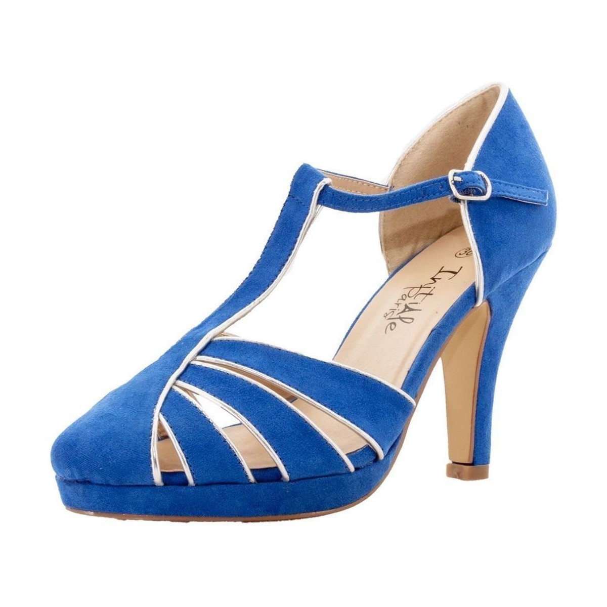 Zapatos Mujer Sandalias Initiale Paris VIVETA Azul