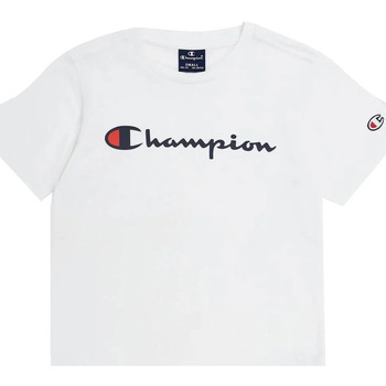 textil Niños Camisetas manga corta Champion Crewneck T-Shirt Blanco