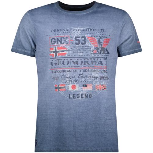 textil Hombre Camisetas manga corta Geo Norway SW1562HGNO-NAVY Azul