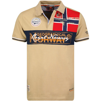 textil Hombre Polos manga corta Geographical Norway SX1132HGN-Beige Beige