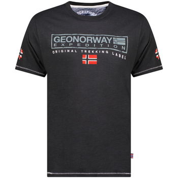 textil Hombre Camisetas manga corta Geo Norway SY1311HGN-Black Negro