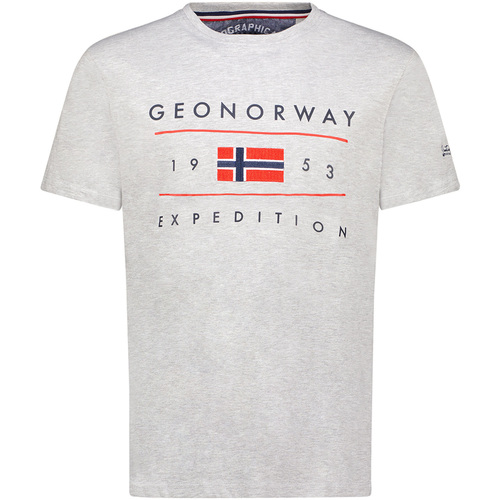 textil Hombre Camisetas manga corta Geo Norway SY1355HGN-Blended Grey Gris