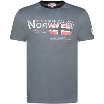 textil Hombre Camisetas manga corta Geographical Norway SY1450HGN-Dark Grey Gris