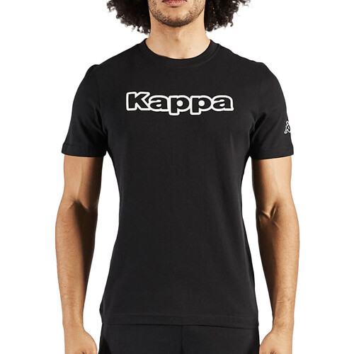 textil Hombre Tops y Camisetas Kappa  Negro
