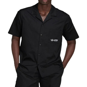 textil Hombre Camisas manga corta adidas Originals  Negro