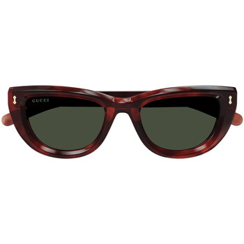 Relojes & Joyas Gafas de sol Gucci Occhiali da Sole  GG1521S 002 Marrón