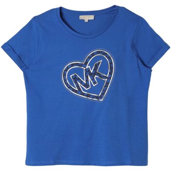 textil Niña Camisetas manga corta MICHAEL Michael Kors R30003 Azul