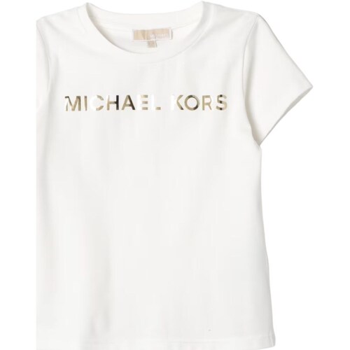 textil Niña Camisetas manga corta MICHAEL Michael Kors R30002 Blanco
