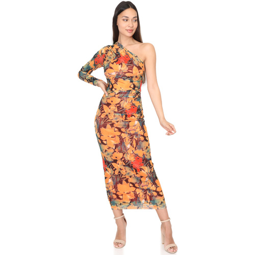 textil Mujer Vestidos La Modeuse 71715_P168538 Naranja