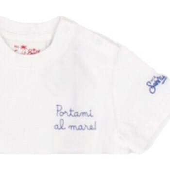 textil Niño Camisetas manga corta Mc2 Saint Barth POT0002 02000F Blanco