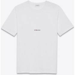 textil Hombre Camisetas manga corta Yves Saint Laurent BMK464572 YB2DQ - Hombres Blanco