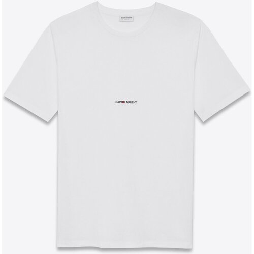 textil Hombre Camisetas manga corta Yves Saint Laurent BMK464572 YB2DQ - Hombres Blanco