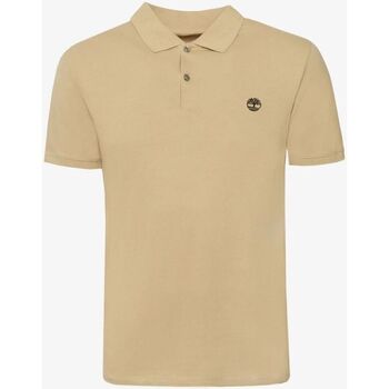 textil Hombre Tops y Camisetas Timberland TB0A2DJE - SLEEVE STRETCH POLO-DH41 LEMON PEPPER Beige