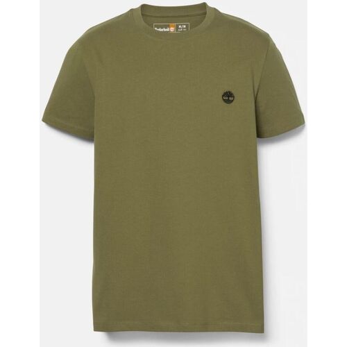 textil Hombre Tops y Camisetas Timberland TB0A2BPREG51 DUN-RIVER-SPHAGNUM Verde