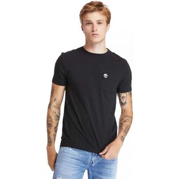 textil Hombre Tops y Camisetas Timberland TB0A2CQY001 PCKET T-BLACK Negro