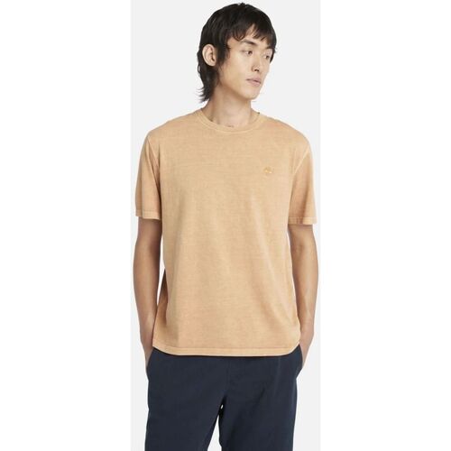 textil Hombre Tops y Camisetas Timberland TB0A5YAY - DUNSTAN-P471 WHEAT BOAT Blanco