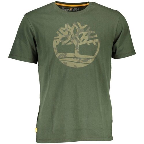 textil Hombre Camisetas manga corta Timberland TB0A2B6Z - Hombres Verde
