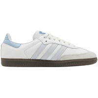 Zapatos Senderismo adidas Originals Samba OG White Blue Blanco