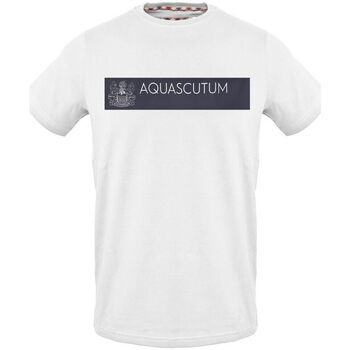 textil Hombre Camisetas manga corta Aquascutum - tsia117 Blanco