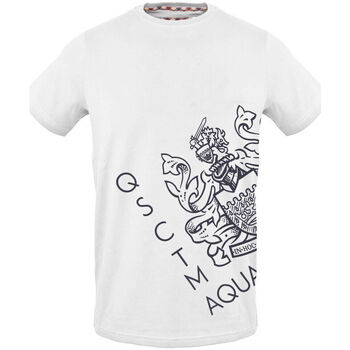 textil Hombre Camisetas manga corta Aquascutum - tsia115 Blanco