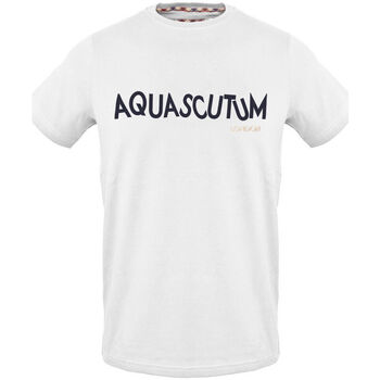 textil Hombre Camisetas manga corta Aquascutum - tsia106 Blanco