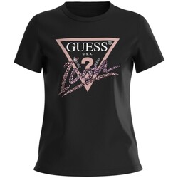 textil Mujer Tops y Camisetas Guess W4GI20 I3Z14 Negro