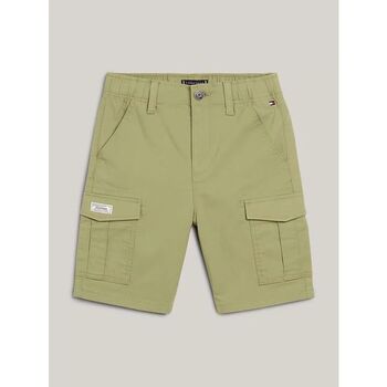 textil Niño Shorts / Bermudas Tommy Hilfiger KB0KB08799 CARGO SHORT-L9F FADED OLIVE Verde