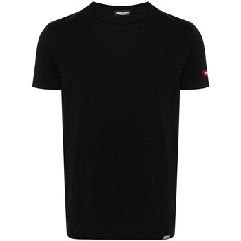 textil Hombre Camisetas manga corta Dsquared  Negro