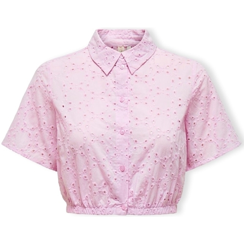 textil Mujer Tops / Blusas Only Kala Alicia Shirt - Pirouette Rosa