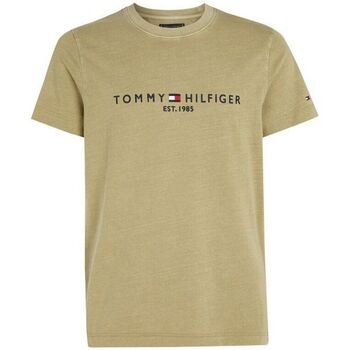 textil Hombre Tops y Camisetas Tommy Hilfiger MW0MW35186-L9F FADED OLIVE Verde